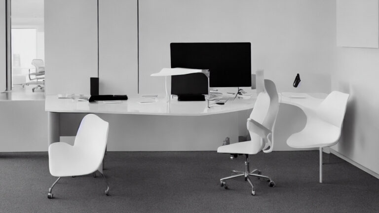 Hvide kontorstole som et designelement: Skab et moderne og luksuriøst kontormiljø